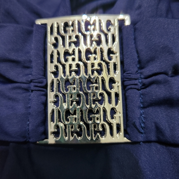 Tara Grinna Tankini with custom made cover 44D Halter Top Size 18 Bottoms Navy - Picture 3 of 13